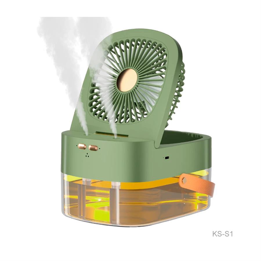 Ks-S1 Ventilador Pulverizador Humidificador Con Control Remoto