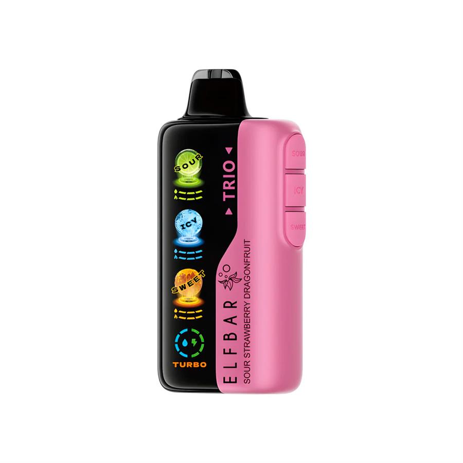 Elfbar TRIO 40K Puffs 3 EN 1 REGULADOR DEL SABOR Strawberry Organge Lime