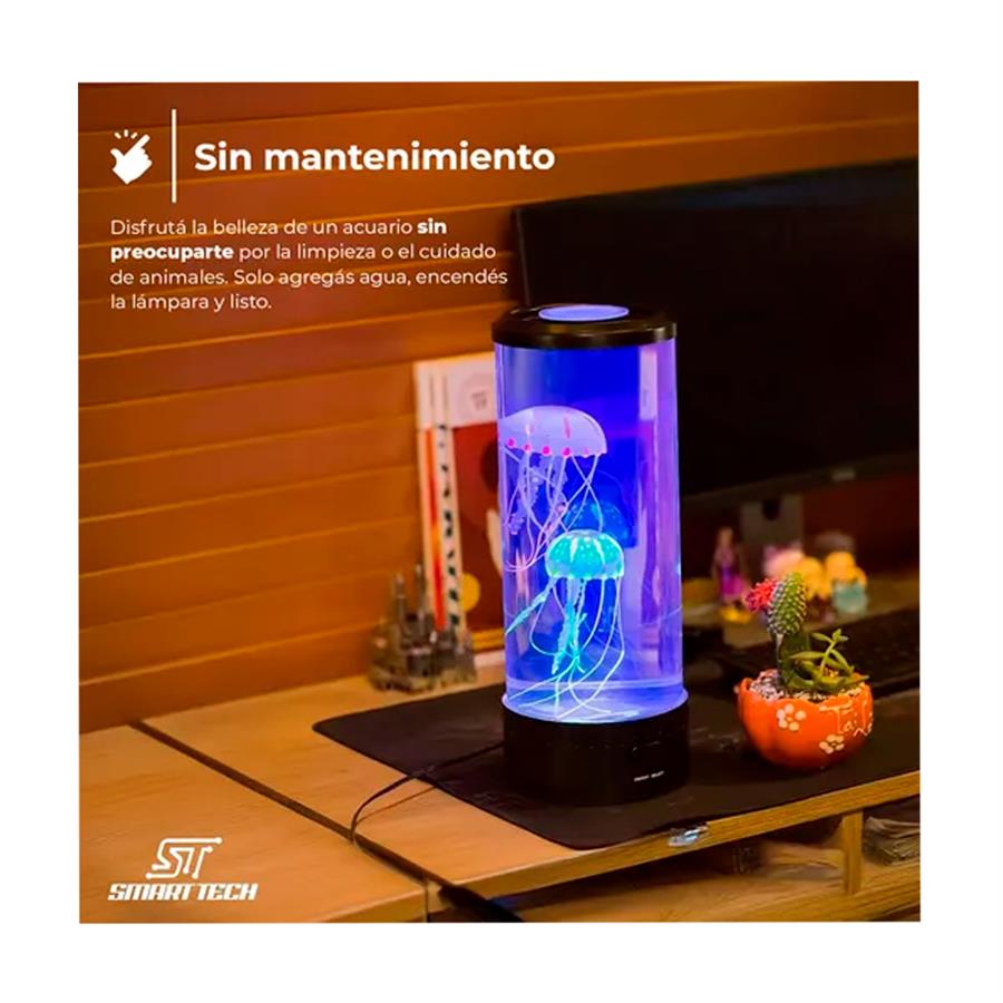 Lampara De Meduzas Con Luz RGB