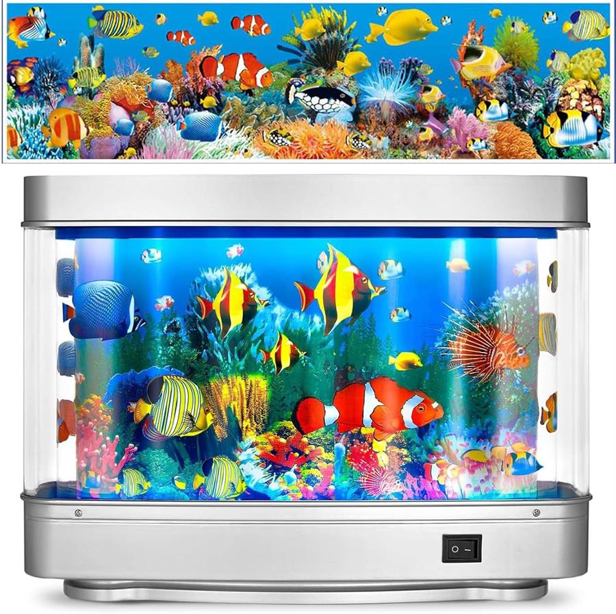 Lampara De peces estilo Frutiger Aero